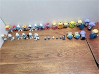 Smurf Collectable Figures + Minion Figures