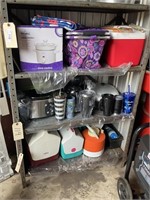 SLOW COOKERS, COOLERS, COFFEE MUGS