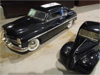 2 replica cars (49 Merc - 40 Ford)
