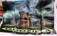 Godzilla Vinyl Poster Movie Sign Two SIded