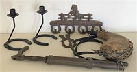 Metal Hooks, Vintage Nail Puller, Horseshoes Items