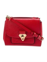 Louis Vuitton Red Epi Leather Brass Top Handle Bag