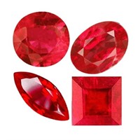 Genuine 1.21ct Twt Mix Rubies Lot