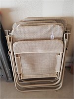 4 Folding Patio Chairs