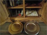 Contents of Cabinet - Decors & Plates