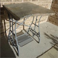 Antique Sewing Treadle Table