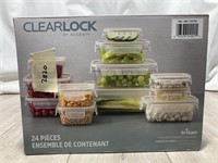 Clearlock 24 Pc Food Storage Set