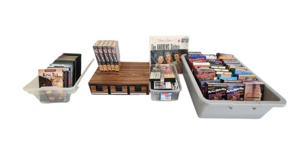 Cassettes, DVD's VHS, CD's & Electronics
