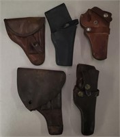 (5) Leather Holsters