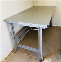 Heavy Duty Metal Shop Table