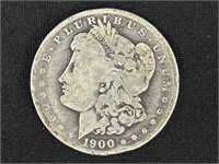 1900 silver Morgan Dollar