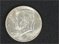 1964 Kennedy silver half dollar