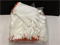 Bag of White Cloth Gloves, Unknown Quantity