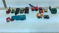 Tonka toys and various cars