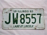 1965 Illinois license plate