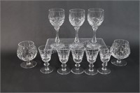 Cross & Olive Crystal Brandy & Sherry Stemware