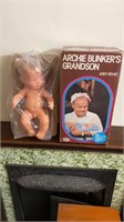 Archie Bunker’s grandson doll with original box.