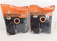 NEW Microtech Heat Men's Base Layer Top (x2)