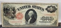 1917 $1 Large Size Legal Tender Note VF