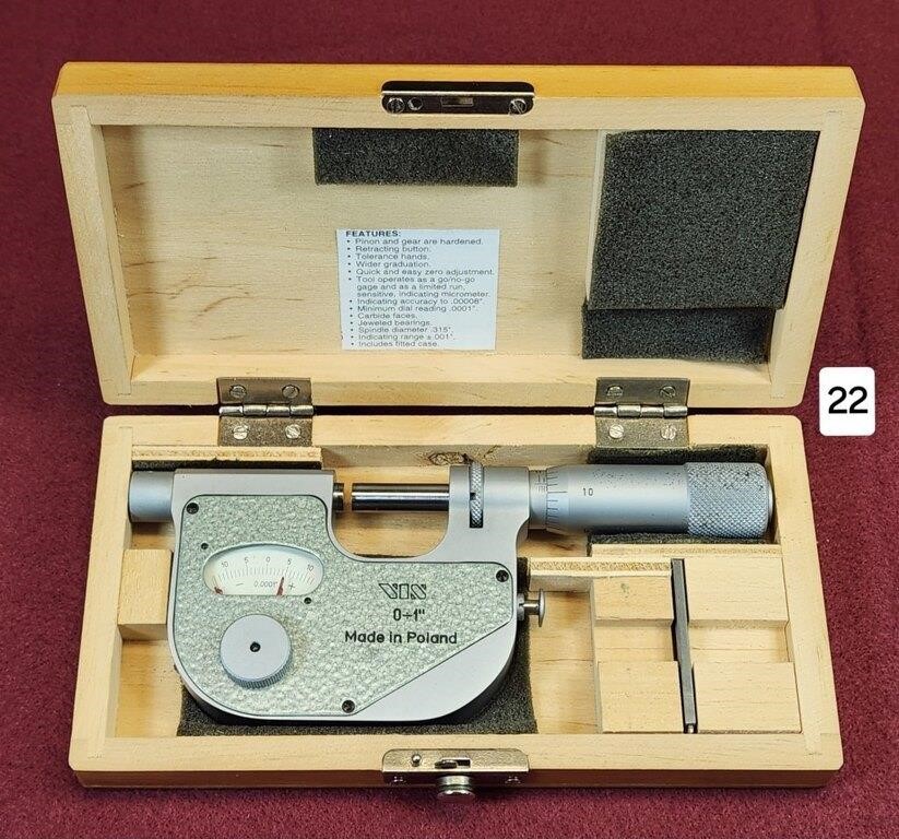 VIS 0-1 Digital Micrometer