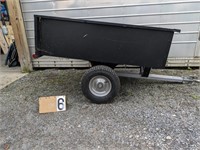 2 Wheel Tow Behind Dump Lawn Cart