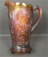 Imperial Dk Amber Field Flower Pitcher