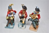 (3) Musician Figurines