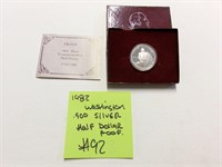 1982 WASHINGTON SILVER HALF DOLLAR PROOF