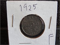 1925 5 CENTS F