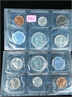 (2) 1963 Seal Unc Mint Sets Philadelphia