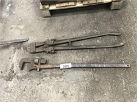 Steel Pipe Wrench & Bolt Cutter