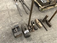 9 Sledge Hammers, Hammer Heads & Weights