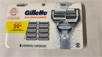 Gillette skin guard, eight cartridges