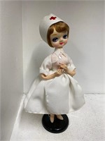 60's  12" Big Eye Brinn's Doll "The Nurse"