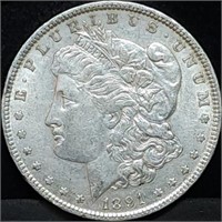 1891 Morgan Silver Dollar Nice