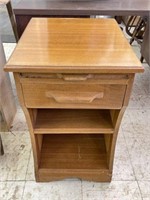 Wooden Side Table with Drawer