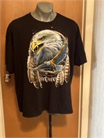 Native American Bald Eagle T-Shirt 3X