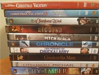 10 Lightly Used DVD's