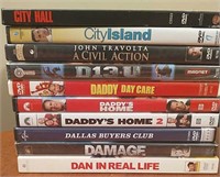 10 Lightly Used DVD's