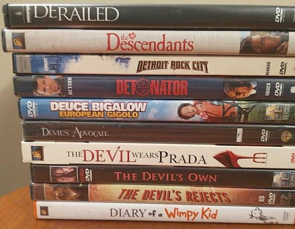 Movie Lovers, Cinephiles, Film Buffs-DVDs & VHS Galore