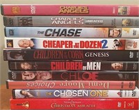 10 Lightly Used DVD's