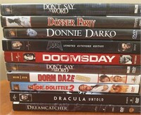 10 Lightly Used DVD's