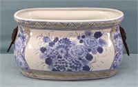 Large Maitland Smith Porcelain Planter