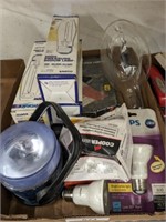 ASSORTED LIGHT BULBS,LABELS