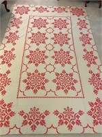 Red & White Quilt
