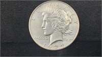 1934 Silver Peace Dollar better grade semi-key