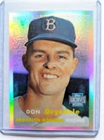 2001 Don Drysdale Topps Archives Reserve 1957