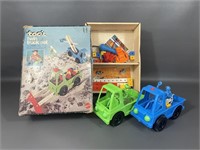 Vintage Mattel Tog’lman Twin Truck Set