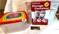 NEW Plastic Storage Containers