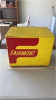 Vintage Fairmont Wooden Milk Crate w/ Lid